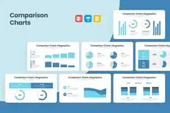 Comparison Charts 3 PowerPoint Template
