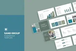 Sand Group Real Estate PowerPoint Template