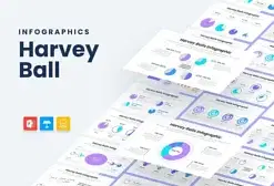 Harvey Ball Charts Infographic Templates