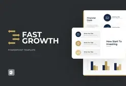 Fast Growth Finance PowerPoint Template