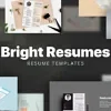 BRIGHT Resumes PowerPoint Adobe Illustrator Bundle