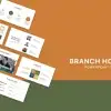 Branch Homes Real Estate PowerPoint Template