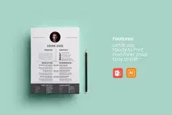 Rhodes Resume Template