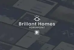 Brilliant Homes Real Estate PowerPoint Template