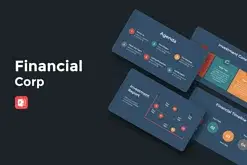 Financial Corp Finance PowerPoint Template
