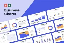 Business Charts - PowerPoint Template