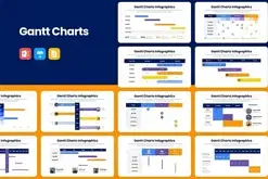 Gantt Charts Infographics