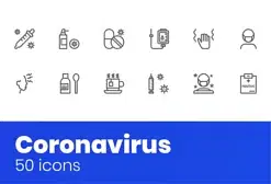 Coronavirus Icons 2 by Slidequest