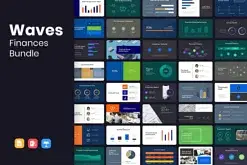 WAVES Finance Presentation Templates Bundle