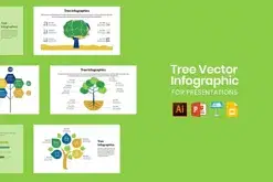 Tree Vector Infographics for Presentations